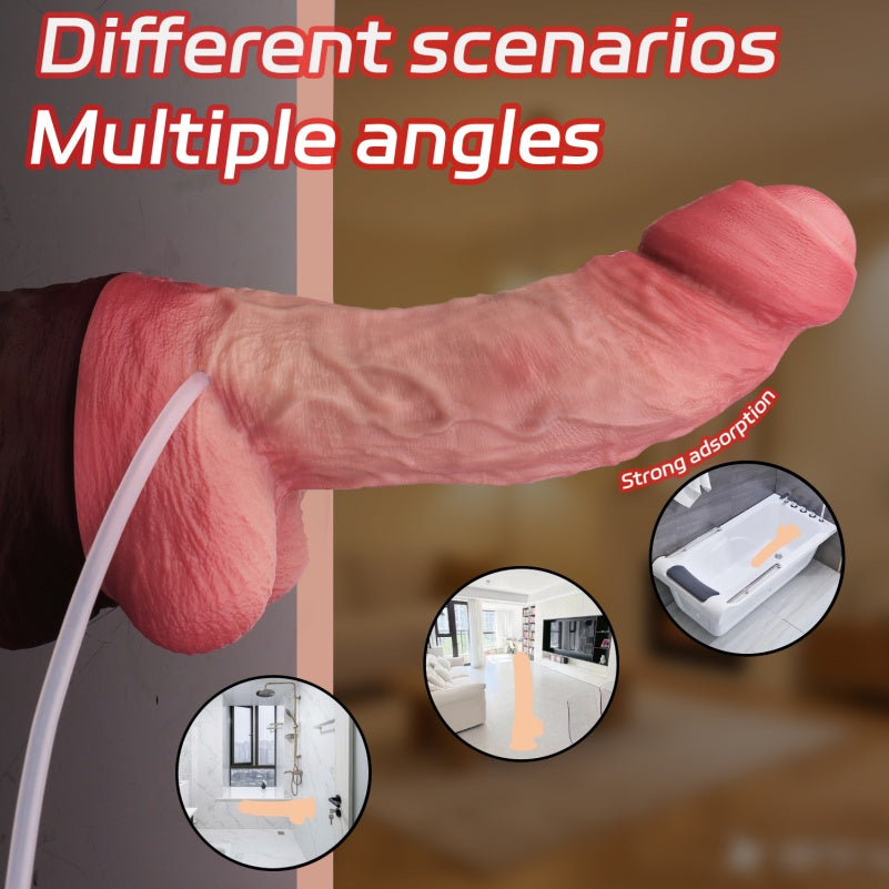 Domlust NobleSculpt — Dual Density Silicone Squirting Dildo | Life-Size Anal & G-Spot Toy