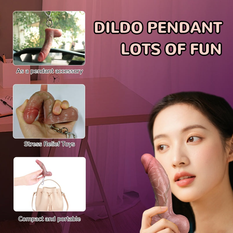 Realistic Silicone Small Dildo – Wearable Pleasure Toy with Decorative Lilijunex Style